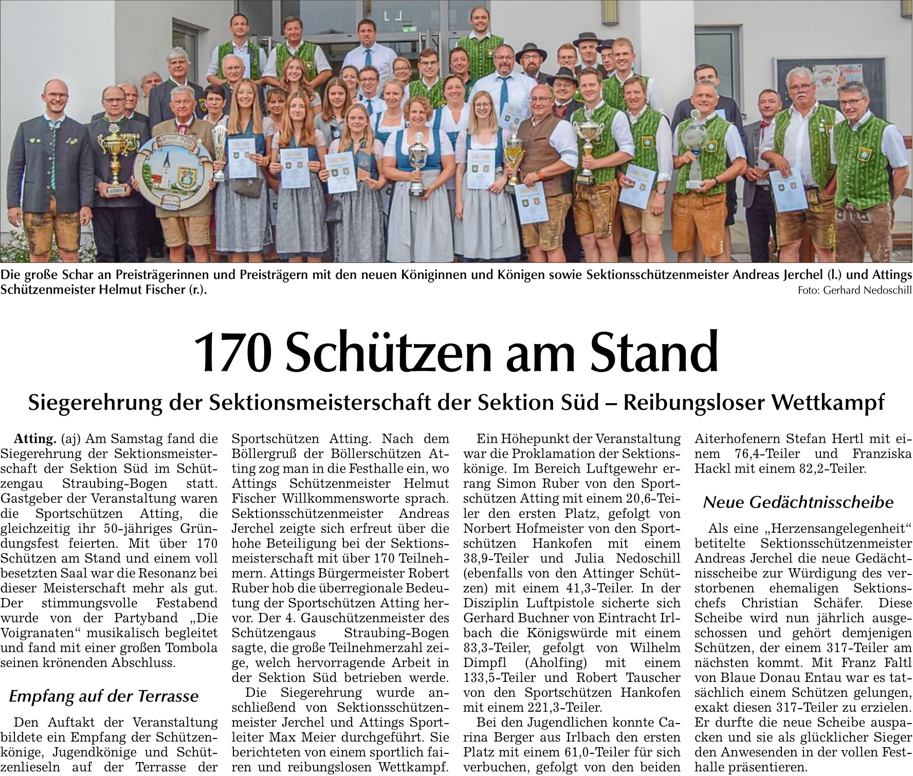 2024 06 12 Bogener Zeitung 170 Schutzen am Stand
