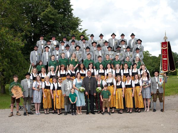 2024 07 13 Gruppenfoto Grne Au Geraszell Grndungsfest 2024 web